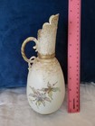 Antique Turn Teplitz Rstk Ewer Vase Art Nouveau Floral With Gold 8 