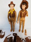 Johnny West - Louis Marx Toy Lot Of Action Figures   Accessories 1960   s Vintage