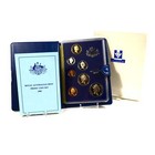1986 Royal Australian Mint 7 Coin Proof Set Ogp Sku cpc6221