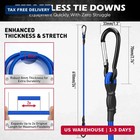 5-piece 24 Inch Bungee Cords With Carabiner Hooks  Heavy Duty Rubber Elastic Tie