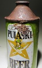 Vintage Cone Top Beer Can 12oz General Pulaski Beer Lager Brewing Pennsylvania