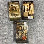 Set Of 3 Lord Of The Rings Vhs Fellowship Two Towers Return Of The King Tested