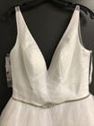 Nwt Signature By Alfred Angelo Womens White Lace Wedding Dress Gown Size 12