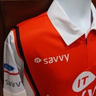 Clint Bowyer Stewart-haas Racing Team Issued Large Savvy Pit Crew Shirt Nascar