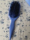 Bounce Curl Detangling Hair Brush Soft Pins Oval Plastic Blue black