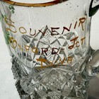 Oxford Junction Iowa Ia Antique Depression Glass Souvenir Trinket Creamer