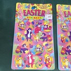 2 Packs  4 Sheets  Vintage Lisa Frank Easter Stickers -new Sealed Cats   Kittens
