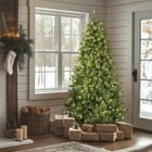 6 Ft Pre-lit Artificial Christmas Tree  North Valley Spruce  300 Clear Lights   
