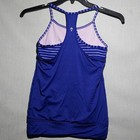 Ivivva By Lululemon Double Dutch Activewear Tank Top Blue Kids 12