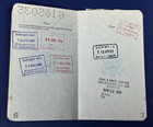 Vintage 1966 Green Us United States Passport  b 