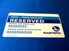 Eastern Airlines Seat Occupied Card-plastic Rev 10 67
