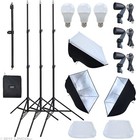 Linco 3 Softbox Photo Studio Led Lighting Photography Continuous Lighting Kit