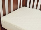 Waterproof Crib And Toddler Mattress Protector  Quilted Fitted Protector Pad    