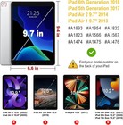 Case For Ipad 9 7  2018  2017  - 360 Rotating Cover With Auto Sleep Wake Feature