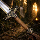 Conan The Barbarian Sword     Real Full Tang Atlantean Medieval Swords Replica