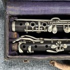 Vintage Manhattan Clarinet Nyc Stencil Grnadilla 1940 s With Case