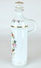 Antique  old Paris  France Floral Decorated Bottle Pokal With Stopper - 10 
