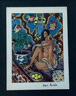     henri Matisse   Vintage 1948 Beautiful Signed Print   Framed   Buy It Now  