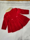 Vtg Red Velvet Children s Peacoat
