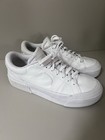 Nike Court Legacy Lift Womens Platform Tennis Shoes White Dm7590-101 Size 10