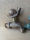 3 Solid Brass Frog Snail Duck Outdoor Garden Hose Faucet Spigots 1    Od