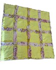 Handmade Pink Elephant Baby Rag Quilt Blanket 29x29   Soft Fleece Nursery Gift