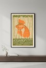 Vintage Aquarium Poster - Art Nouveau Goldfish      - 24x36    - Early 20th Century