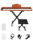 Strich 88 Key Digital Piano Set Electric Keyboard With Stand  Bench For Beginner