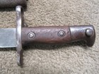 Us M1892 Krag Jorgensen Bayonet   Scabbard Dated 1903 Late End Production