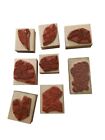Vintage 1998 Stampin Up  Floral Rubber Stamp Set Of 8