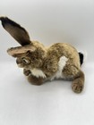 Hansa Brown Rabbit Bunny Plush Stuffed Animal Realistic Lifelike 12 