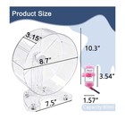 8 5  Silent Hamster Exercise Wheel Transparent Adjustable Height Running