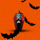 Vampire Salt And Pepper Set Cracker Barrel Exclusive Halloween Decor Nib