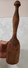  517  Vintage Antique Primitive Solid Wood Hand Potato Cabbage Masher 11 