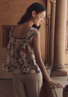 The Great   Victorian Pleat Tank In Vintage Rose - Size 1  Small