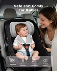 Infant Car Seat Head Support Pillow For Baby  2-layers Adjustable Side Impact Pr