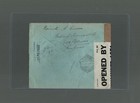 1943 Wwii Pan Am Airmail Cover Las Palmas Canary Islands Spain - London - Lisbon