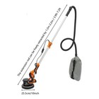Electric Ceiling Wall Sander Variable Speed Dustless Drywall Sanding Machine 