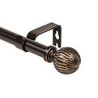 5 8 Inch Adjustable Curtain Rods For Windows 28 To 120 Inches With Volle Finials