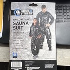 Series-8 Fitness Sauna Suit S m 2-piece Pants   Jacket Lightweight Black