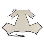Aircraft Cabin And Windshield Cover White Canvas For Cessna 150 Cessna 152