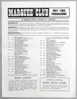 The Who Yardbirds Memphis Slim     Rare Orig Marquee Club 1965 Concert Handbill
