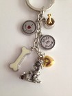 Beagle Key Chain With Charms From Little Gifts  new 