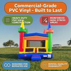 Inflatable Bounce House Commercial Kids Rainbow Castle Jumper With Blower