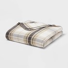 Brushed Cotton Blanket Plaid - Threshold