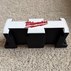 Milwaukee Battery M18 Holder   Mount Black   White Super Strong For 4 Batteries 