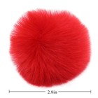 Black Pom Poms Crafts Fluffy Faux Fur Balls 2 8 Inch 6 Pcs Hat Shoes Garment