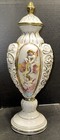 Large Keramos R Capodimonte Cherub Lidded Urn Vase 16 Inch Vintage Italy