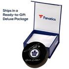 Macklin Celebrini San Jose Sharks Autographed Hockey Puck