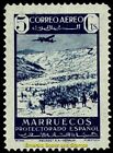 Ebs Spanish Morocco 1942 - Landscapes With Aircraft - Ma 229-232 Mnh  